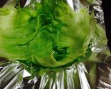レタスとサラダチキンのホイル焼き作り方2写真
