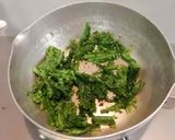 菜の花の炒り豆腐作り方4写真