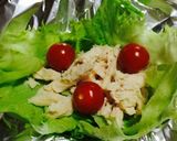 レタスとサラダチキンのホイル焼き作り方5写真