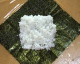 おにぎらず(テリマヨ魚肉ハンバーグ)♡作り方5写真