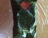 おにぎらず(テリマヨ魚肉ハンバーグ)♡作り方8写真