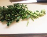 簡単！菜っぱと明太子のクリームパスタ！作り方2写真