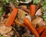 鶏むね肉とゴボウの甘辛蒸し煮作り方8写真