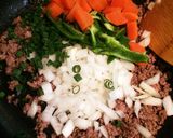 大好評☆簡単！ナスと挽き肉の甘辛味噌炒め作り方5写真