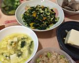 ☆ケールのにんにく炒めde中華風スープ☆作り方5写真