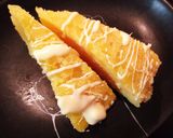 材料4つ、電子レンジでつくるマロンケーキ作り方7写真