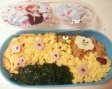 卵とハムを使って♪春向きのお弁当❀作り方4写真