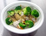 レンジで簡単！野菜の豚肉巻き蒸し作り方5写真