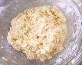 材料二つのもちもち豆腐ドーナツ作り方2写真