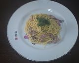 豚肉の梅肉和風パスタ作り方3写真