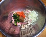 野沢菜メンチ作り方1写真