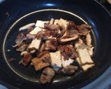 野沢菜豚肉炒め、作り方2写真