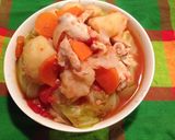 まるごとキャベツ♤野菜たっぷりチキン煮作り方5写真