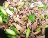 豚肉アスパラエリンギの中華塩炒め♪作り方8写真