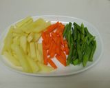 肉・じゃが炒め作り方1写真