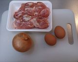モモ肉で簡単うまうま!とりたま丼作り方1写真