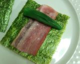 *✿オクラを巻いて☺和風ロールサンド✿*作り方4写真