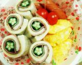 *✿オクラを巻いて☺和風ロールサンド✿*作り方6写真