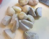 里芋のゴママヨ和え作り方3写真