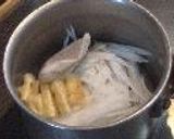 大根と油揚げの味噌汁作り方1写真