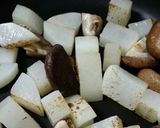 牛肉、椎茸、大根のコク旨♪カキ醤油炒め作り方3写真