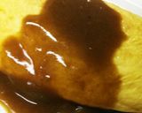 プレーンオムレツ♪自家製カレーソース添え作り方3写真
