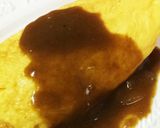 プレーンオムレツ♪自家製カレーソース添え作り方4写真