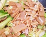 豚肉と青梗菜の中華炒め♪メンマ、筍入り♪作り方5写真