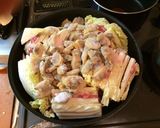 あさりの旨みがたまらない白菜ミルフィーユ作り方6写真