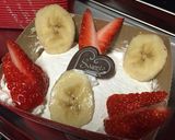 外でも食べたいデザート！苺バナナケーキ♡作り方8写真