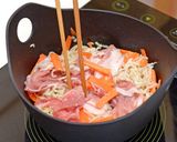 妊娠、授乳中に！切干し大根の豆乳豚汁作り方2写真
