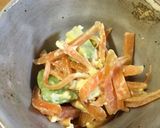 ニンジンのクリームチーズ和えonアボガド作り方5写真