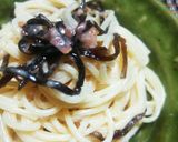 お弁当に♪サラスパで梅マヨ塩こんぶ作り方5写真