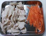 鶏ささみとセロリのわさび酢和え作り方5写真