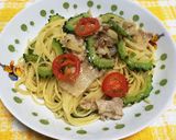 ☆塩トマトのペペロンチーノ☆作り方5写真