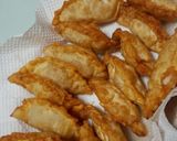 えびとチーズとコーンの揚げ餃子作り方4写真
