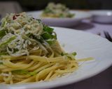 春キャベツとベーコンのパスタ作り方14写真