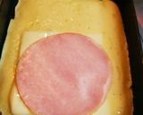 忙しい朝に！ブリトー風ハムチーズパン♪作り方5写真
