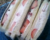 ＊フレッシュいちごとあんこのサンド＊作り方5写真