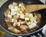 花椒香る白菜入り麻婆豆腐作り方5写真