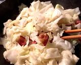 キャベツとベーコンだけ大蒜醤油炒め作り方5写真