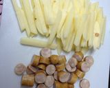じゃがいもとウインナーの炒め物♪作り方2写真