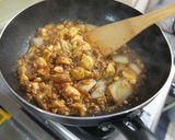 花椒香る白菜入り麻婆豆腐作り方6写真