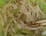 セロリと新玉ねぎのしゃきしゃきサラダ作り方1写真