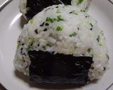 水菜入り…「菜飯おむすび」作り方3写真