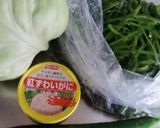 切り昆布と春キャベツのカニ缶サラダ作り方1写真