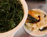 切り昆布とかぼちゃの味噌味作り方1写真