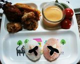モモニンジャーおにぎり♪キャラ弁♪運動会作り方5写真
