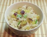 さつま芋の炊き込みご飯作り方4写真