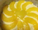 1/6切112kcal♡簡単桃ケーキ♡作り方2写真